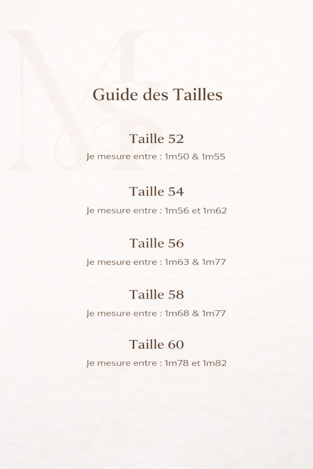 Guide des tailles MISA Sisters : mesures, tableau des tailles abaya et conseils de coupe